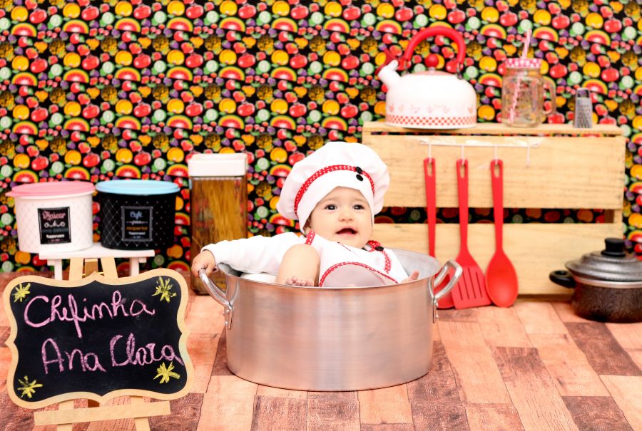 Ensaio Mini Chef de Cozinha - Ana Clara