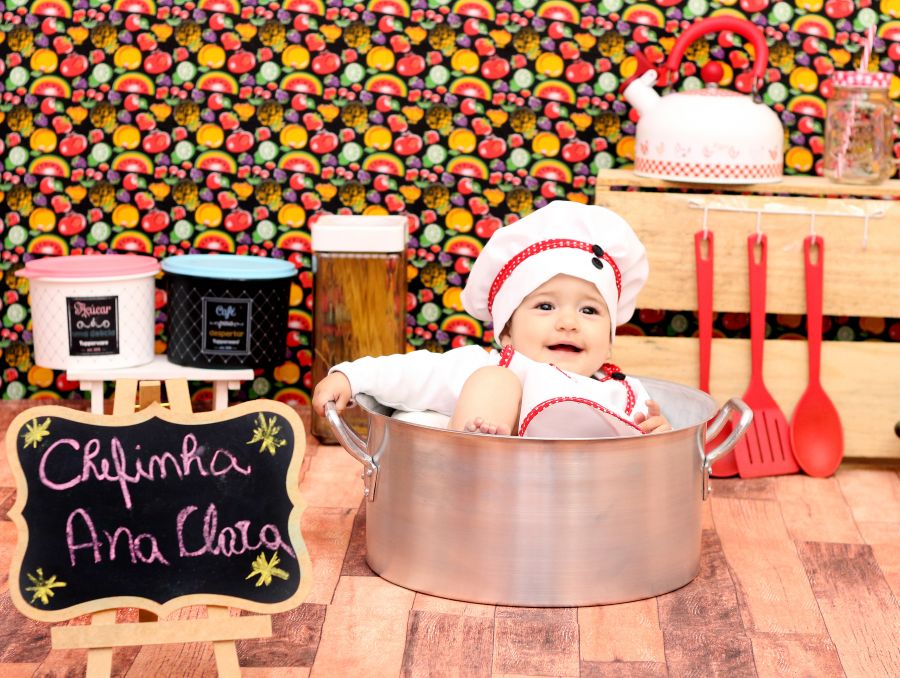 Ensaio Mini Chef de Cozinha - Ana Clara