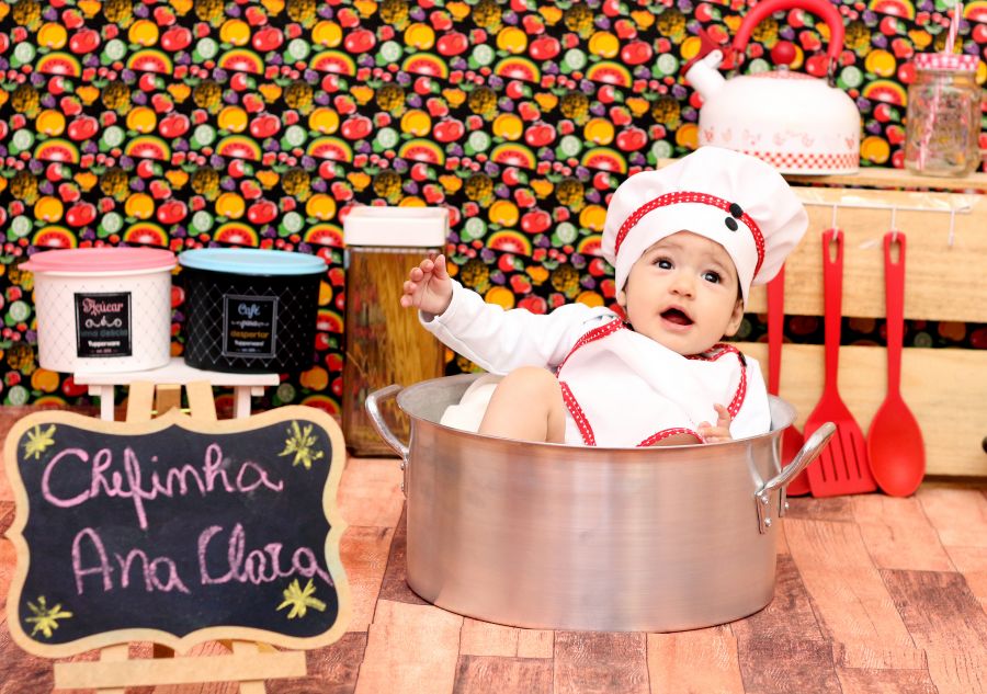 Ensaio Mini Chef de Cozinha - Ana Clara