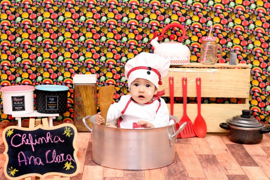 Ensaio Mini Chef de Cozinha - Ana Clara