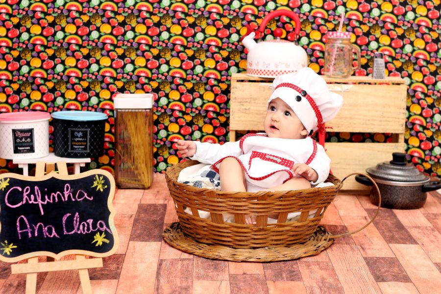 Ensaio Mini Chef de Cozinha - Ana Clara