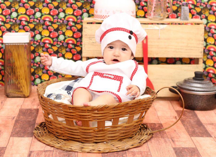 Ensaio Mini Chef de Cozinha - Ana Clara