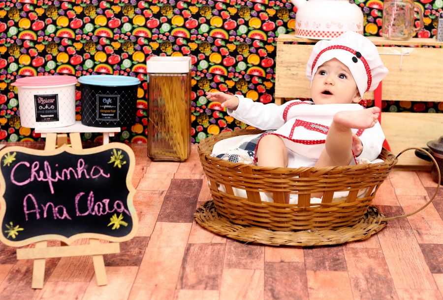 Ensaio Mini Chef de Cozinha - Ana Clara