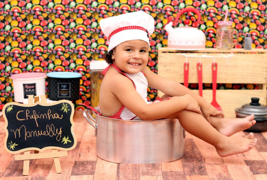 Ensaio Mini Chef de Cozinha- Manuelly