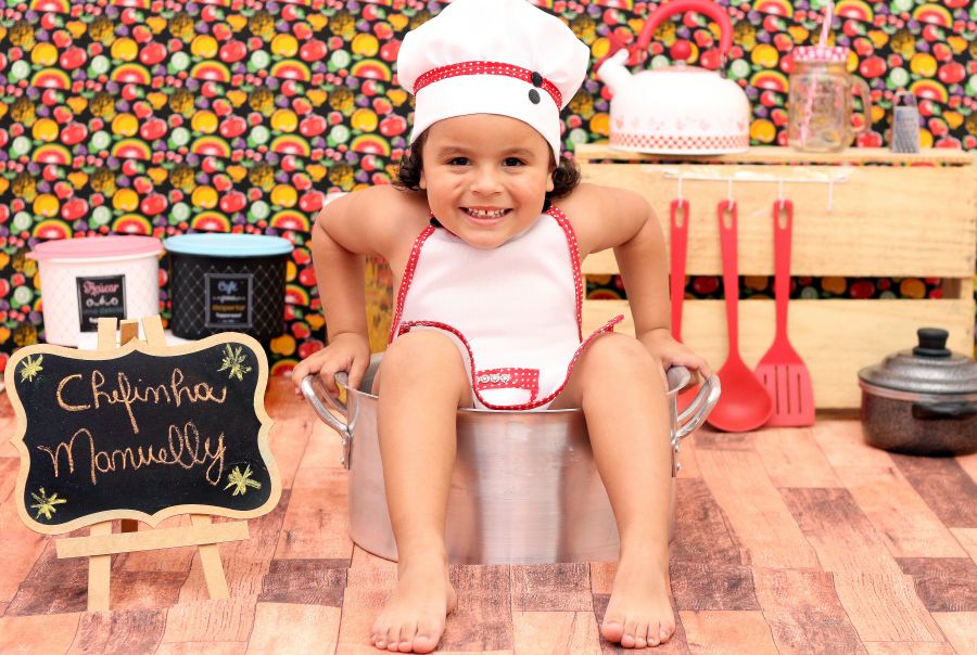 Ensaio Mini Chef de Cozinha- Manuelly