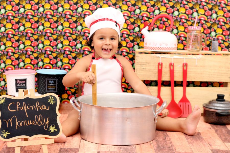 Ensaio Mini Chef de Cozinha- Manuelly