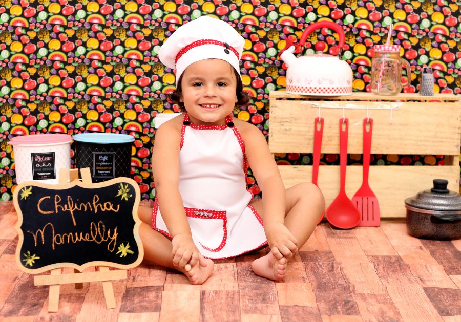Ensaio Mini Chef de Cozinha- Manuelly