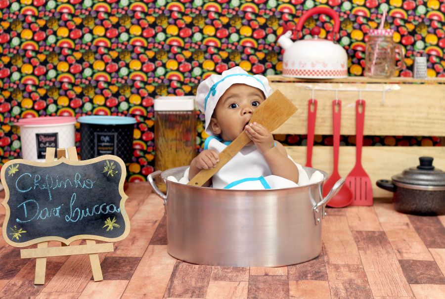 Ensaio Mini Chef de Cozinha- Davi Lucca