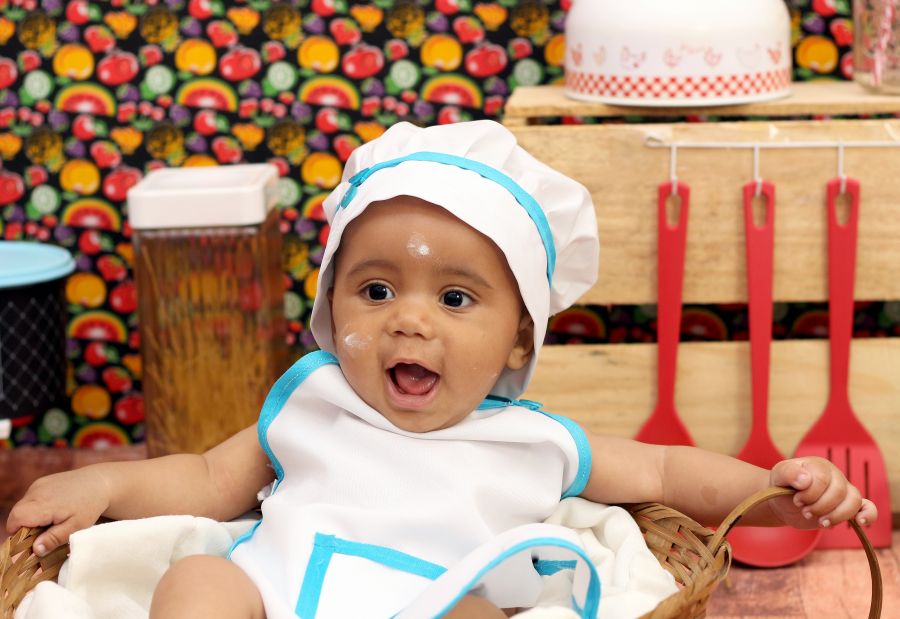 Ensaio Mini Chef de Cozinha- Davi Lucca