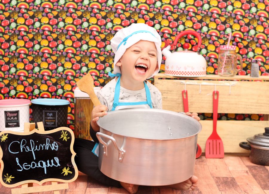 Ensaio Mini Chef de Cozinha- Isaque