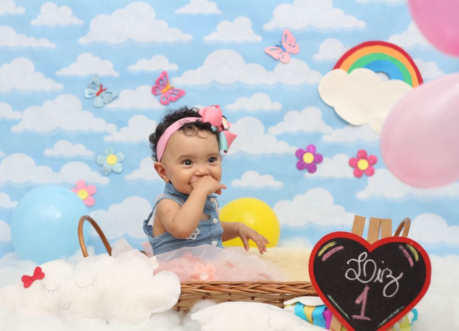 Ensaio Nuvem - Liz 1 Ano