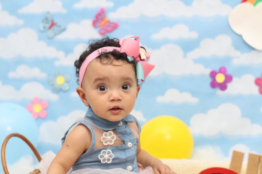 Ensaio Nuvem - Liz 1 Ano