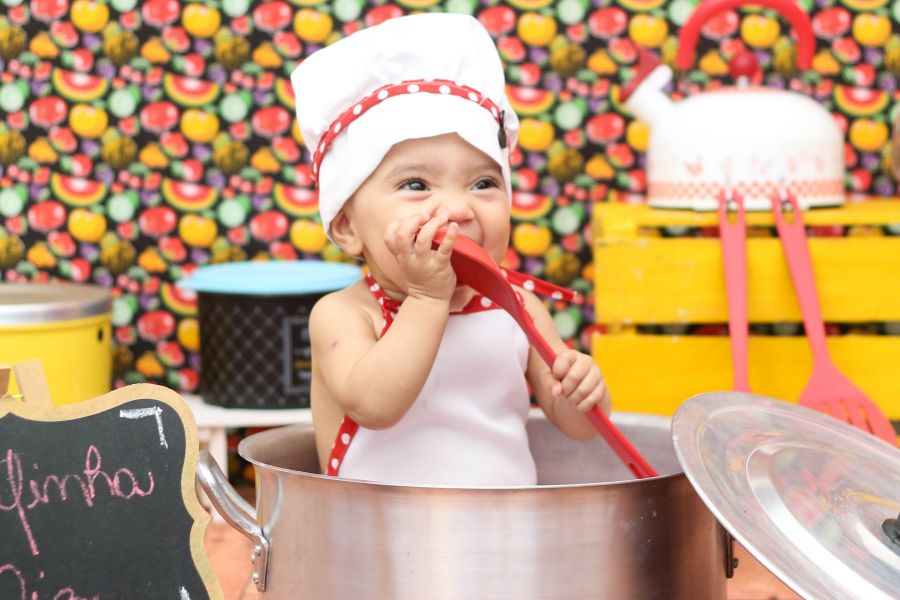 Ensaio Mini Chef - Liz 1 Ano