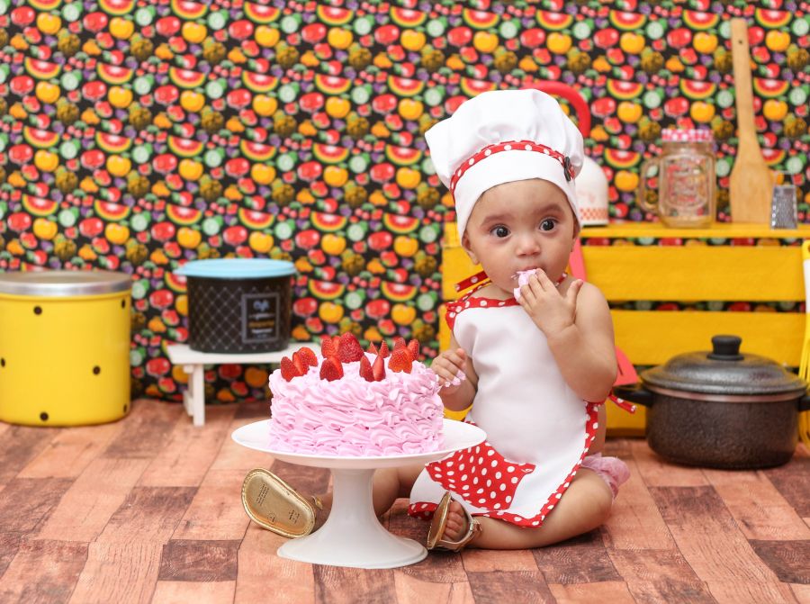 Ensaio Mini Chef - Liz 1 Ano