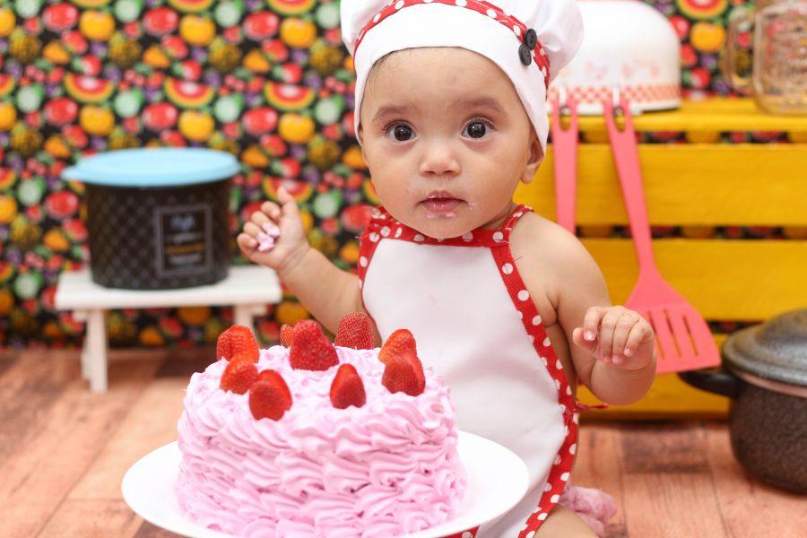 Ensaio Mini Chef - Liz 1 Ano