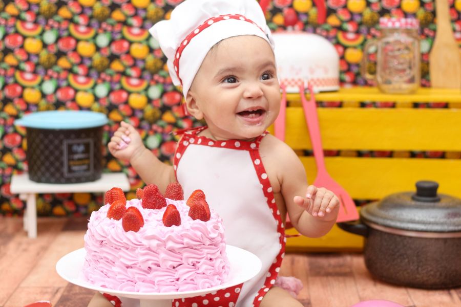 Ensaio Mini Chef - Liz 1 Ano