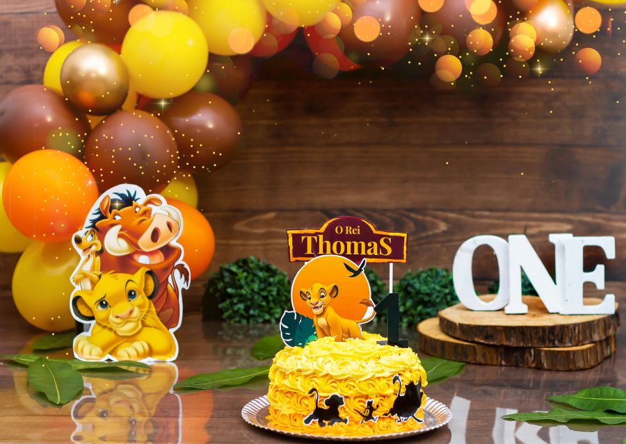 Ensaio Rei Leão - Thomas 1 Ano