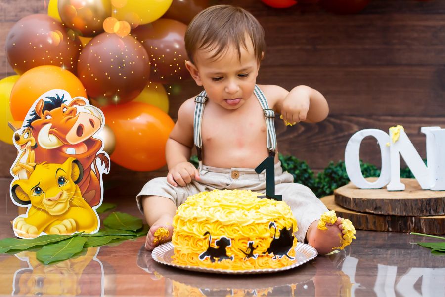 Ensaio Rei Leão - Thomas 1 Ano