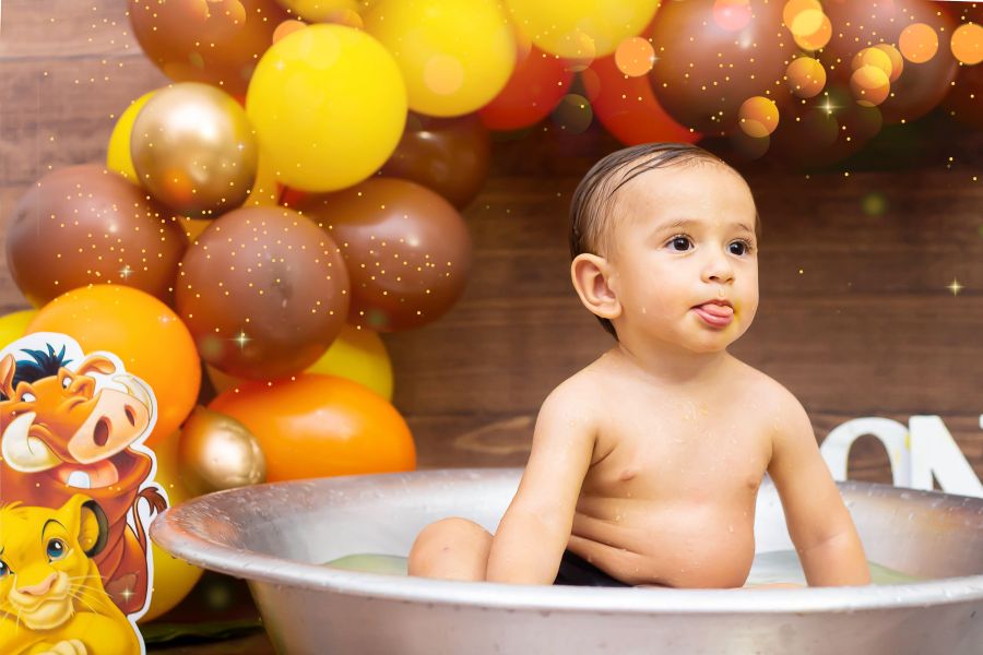 Ensaio Rei Leão - Thomas 1 Ano