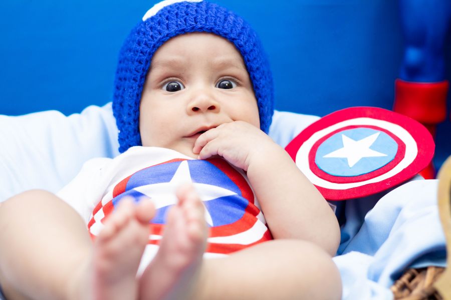 Ensaio Capitão América - Havi 6 Meses