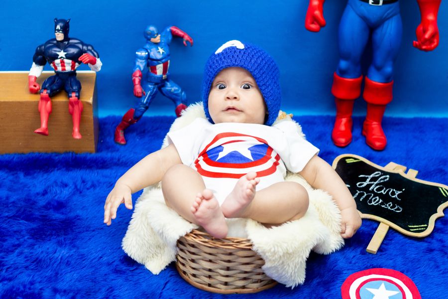 Ensaio Capitão América - Havi 6 Meses