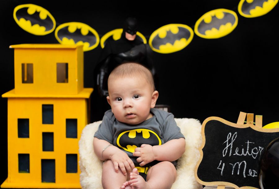 Ensaio Batman- Heitor 4 Meses