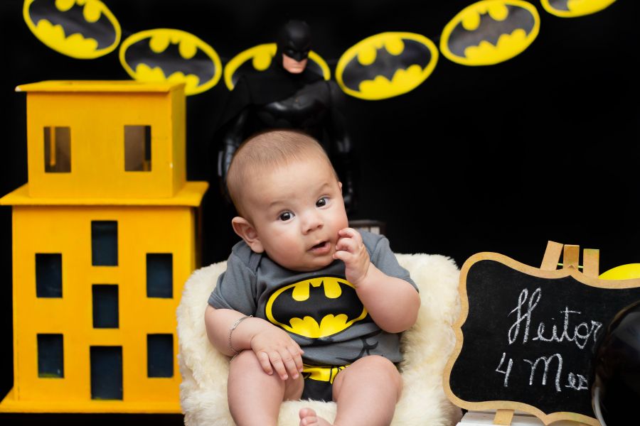 Ensaio Batman- Heitor 4 Meses