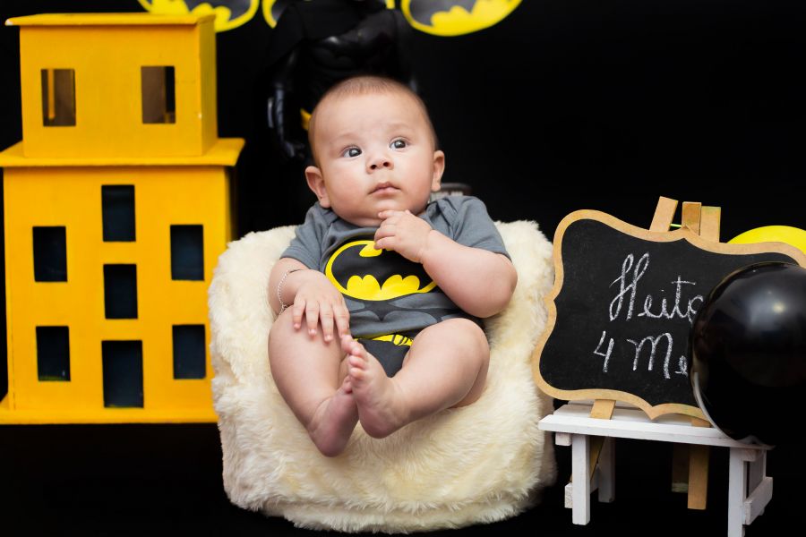 Ensaio Batman- Heitor 4 Meses