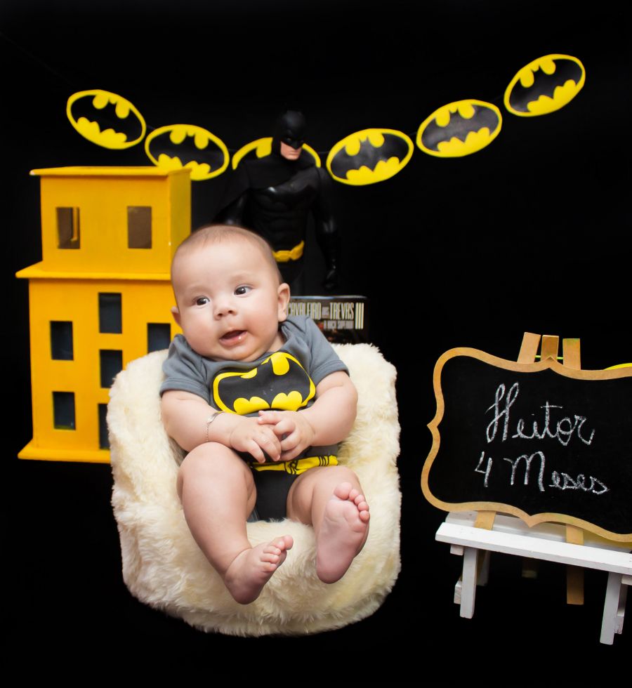Ensaio Batman- Heitor 4 Meses