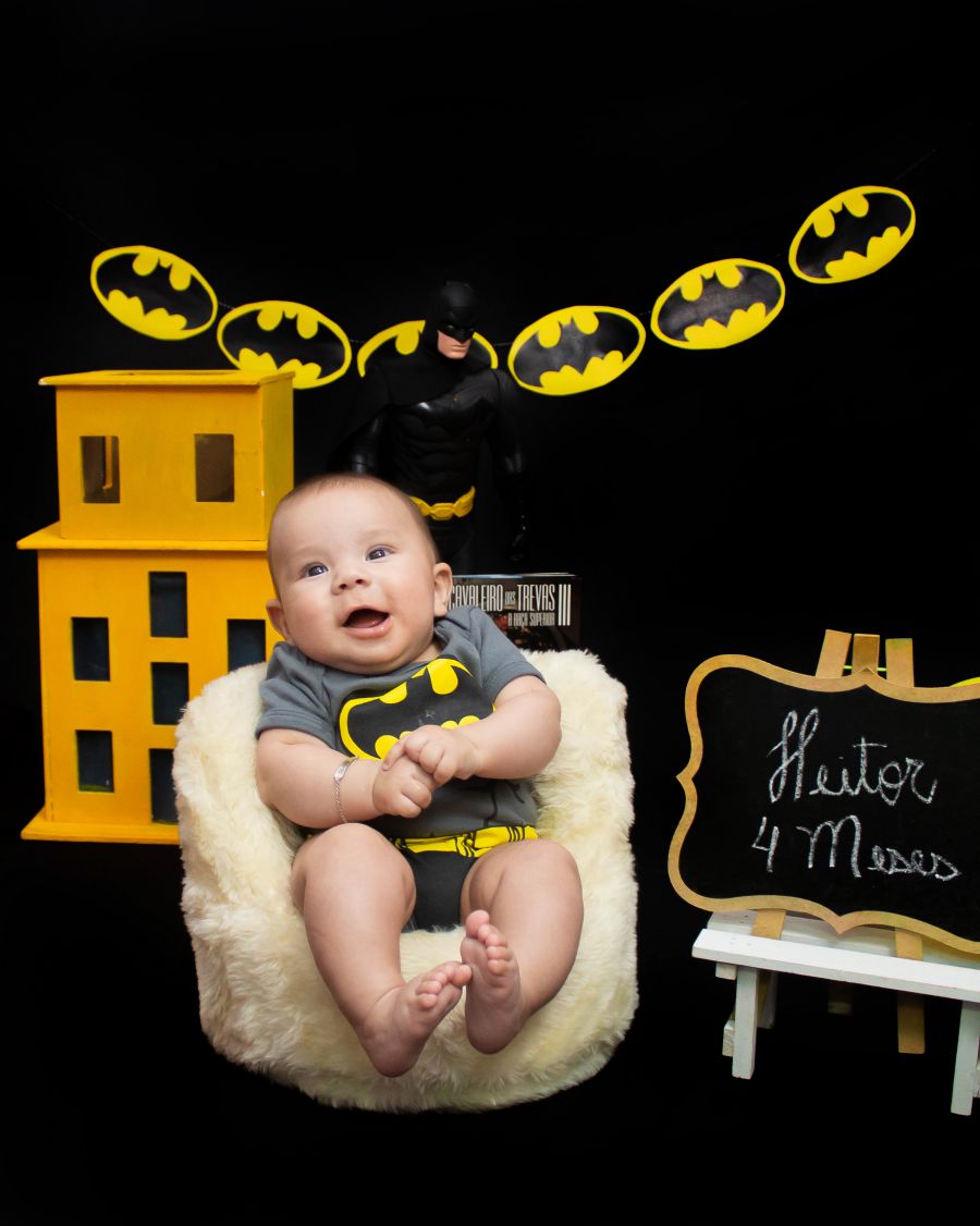 Ensaio Batman- Heitor 4 Meses