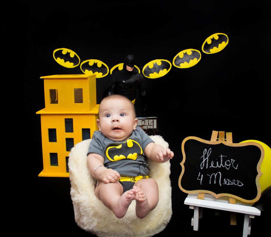 Ensaio Batman- Heitor 4 Meses
