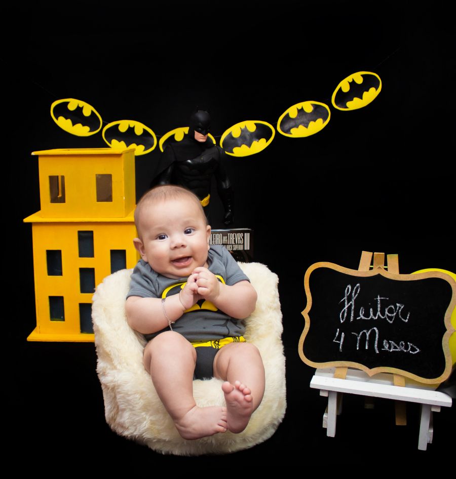 Ensaio Batman- Heitor 4 Meses