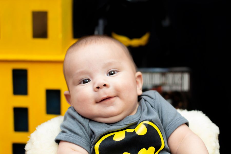 Ensaio Batman- Heitor 4 Meses