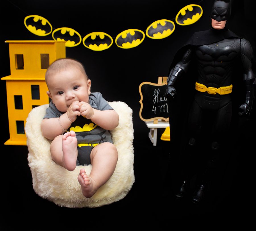 Ensaio Batman- Heitor 4 Meses