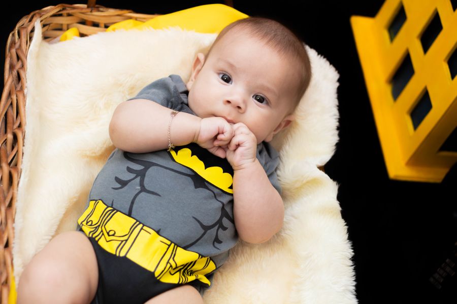 Ensaio Batman- Heitor 4 Meses