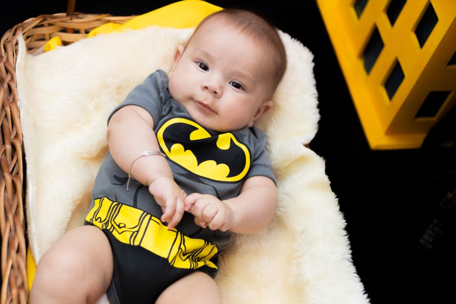 Ensaio Batman- Heitor 4 Meses