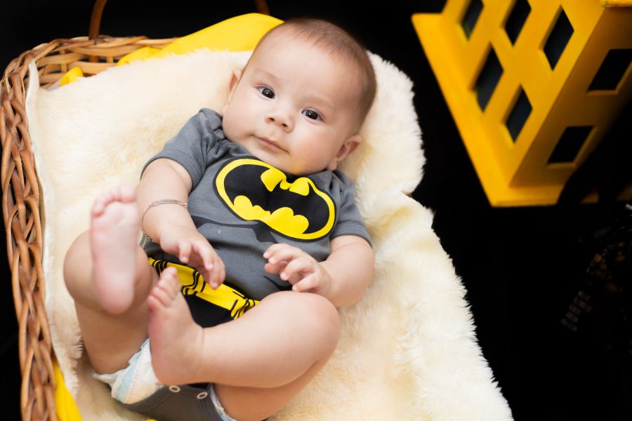 Ensaio Batman- Heitor 4 Meses