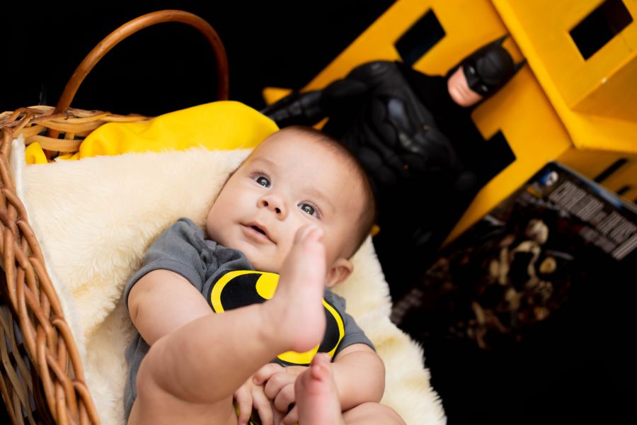 Ensaio Batman- Heitor 4 Meses