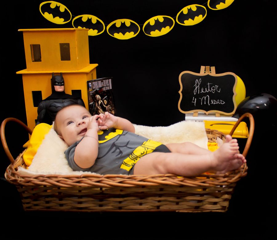 Ensaio Batman- Heitor 4 Meses