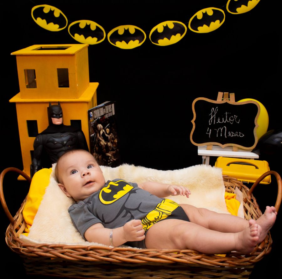 Ensaio Batman- Heitor 4 Meses