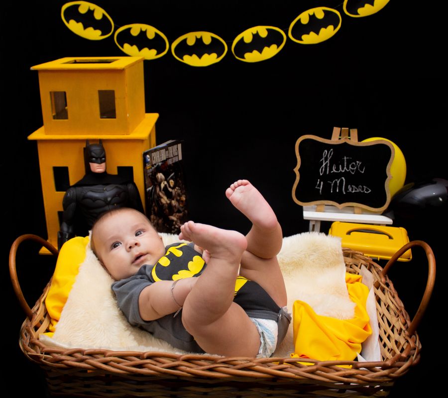 Ensaio Batman- Heitor 4 Meses