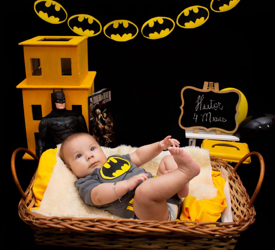Ensaio Batman- Heitor 4 Meses