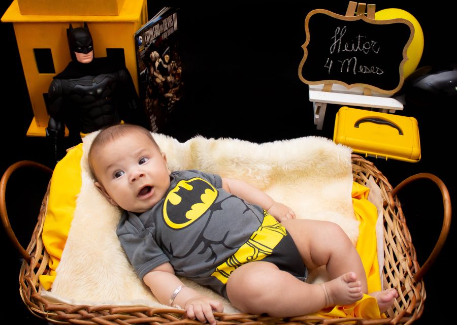 Ensaio Batman- Heitor 4 Meses