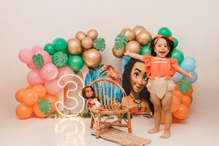 ENSAIO EM ESTÚDIO MOANA - MAYLA 3 ANOS