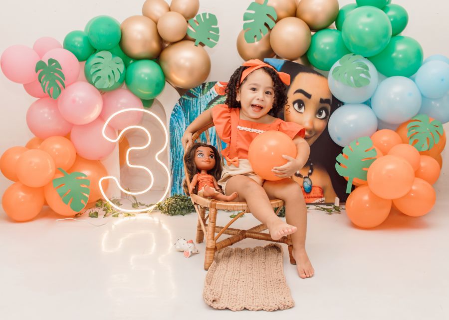 ENSAIO EM ESTÚDIO MOANA - MAYLA 3 ANOS