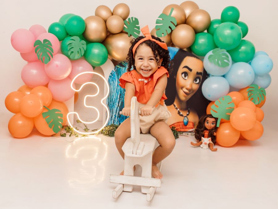 ENSAIO EM ESTÚDIO MOANA - MAYLA 3 ANOS