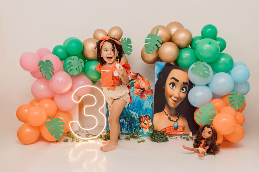 ENSAIO EM ESTÚDIO MOANA - MAYLA 3 ANOS