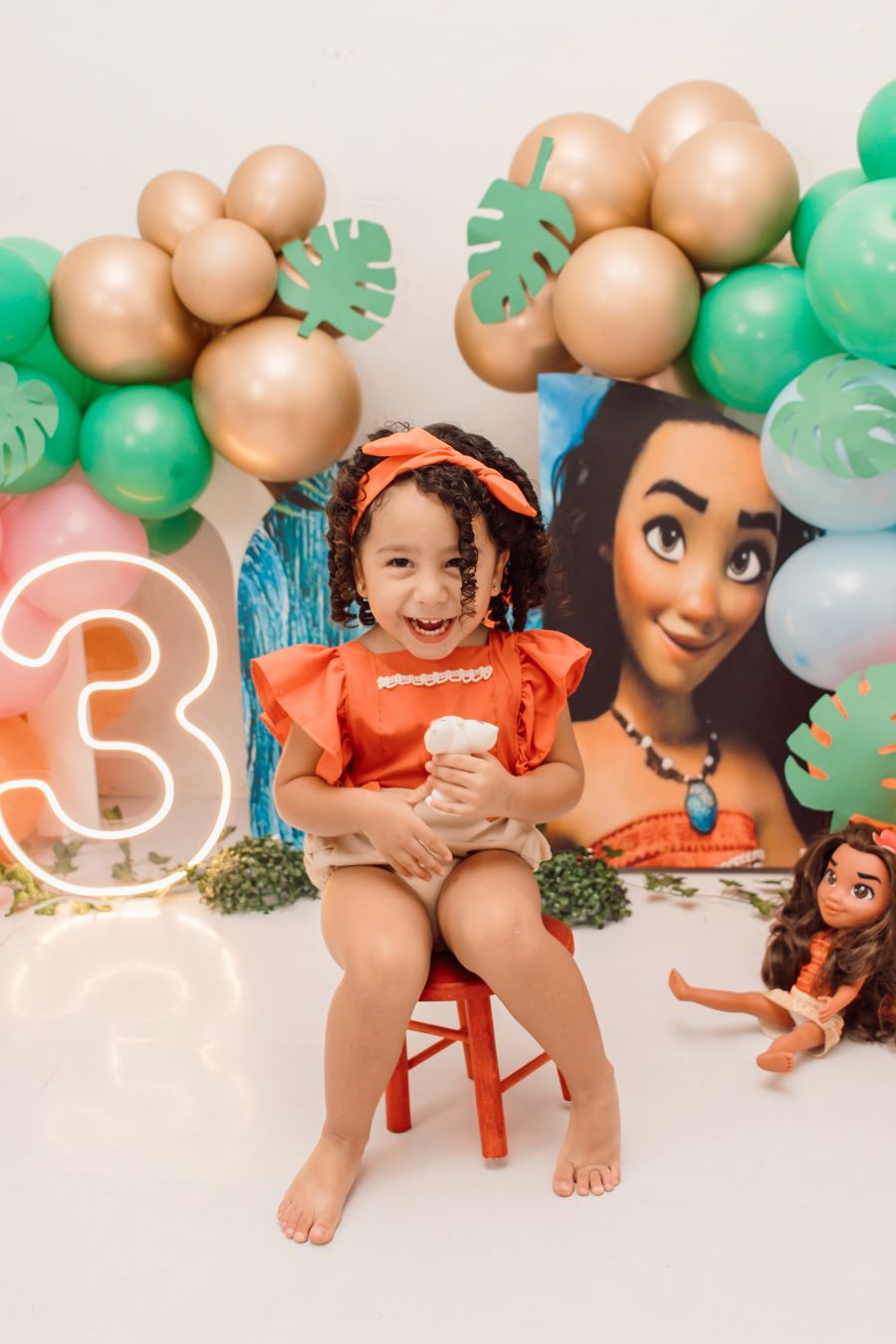 ENSAIO EM ESTÚDIO MOANA - MAYLA 3 ANOS