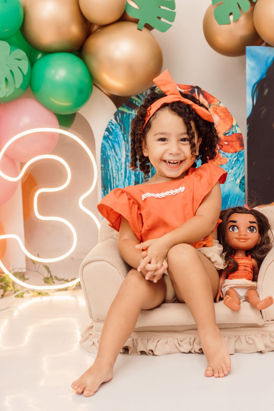 ENSAIO EM ESTÚDIO MOANA - MAYLA 3 ANOS