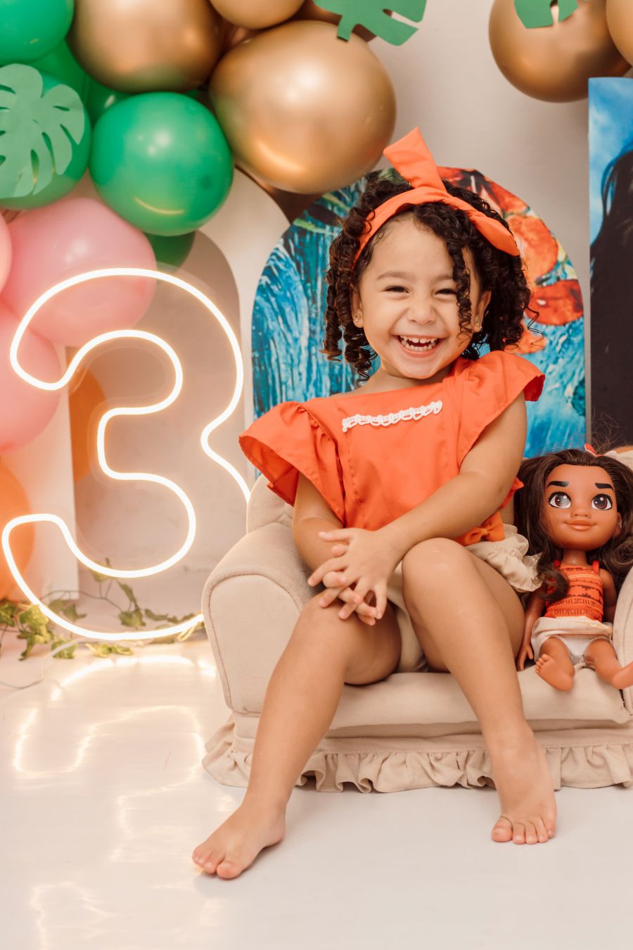 ENSAIO EM ESTÚDIO MOANA - MAYLA 3 ANOS